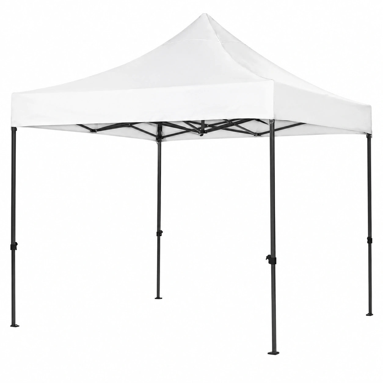 Gazebo Pieghevole 3x3m VONROC - Tenda Impermeabile con Protezione UV 50+, Telaio in Acciaio e Borsa su Ruote