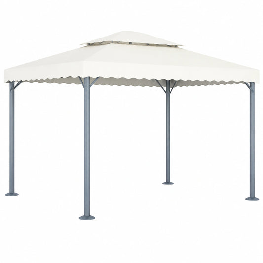 Gazebo da Giardino Impermeabile 400x300 cm in Alluminio, Tessuto Oxford Anti-UV