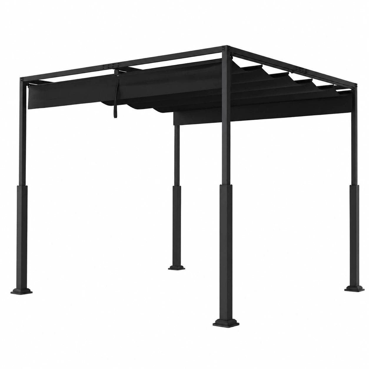 FIVMEN Gazebo 3x3m Impermeabile, Regolabile per Giardino e Balcone
